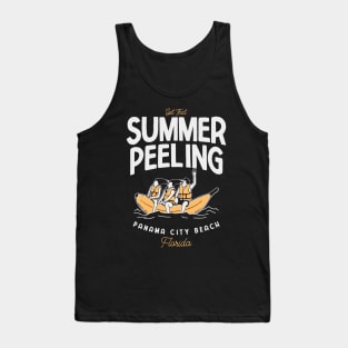 PANAMA CITY BEACH FLORIDA | Funny Puns Get That Summer Peeling Tank Top